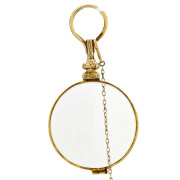 Victorian 9ct Gold Monacle and button hole chain keeper. Click for more information...